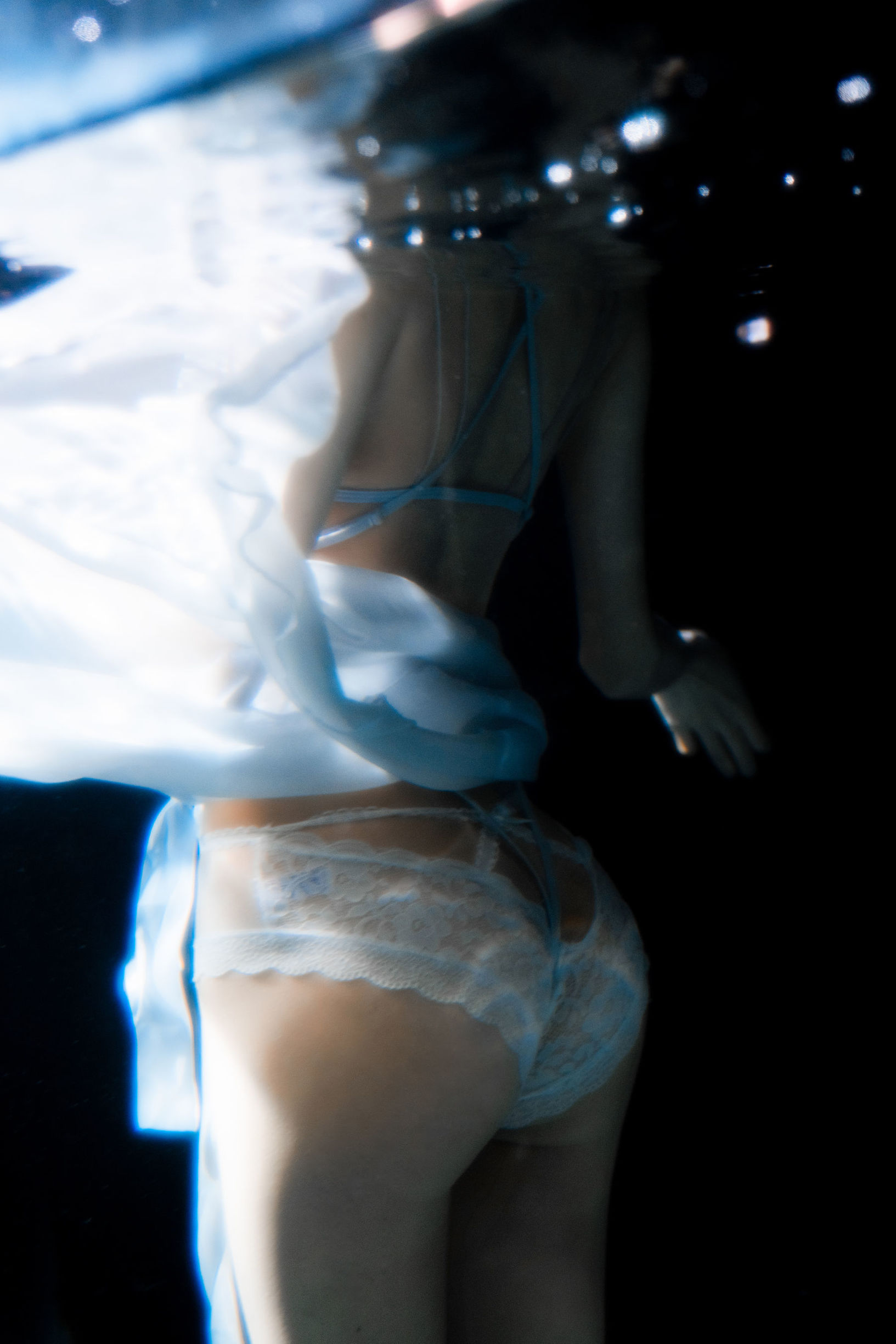 [网红COSER]萌系小姐姐木绵绵OwO清澈水下插图4